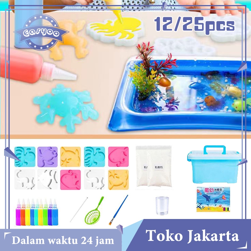 Diy Magical Waterscape Magical Waterscape Water Jelly Mainan Air DIY Mainan Edukasi Anak