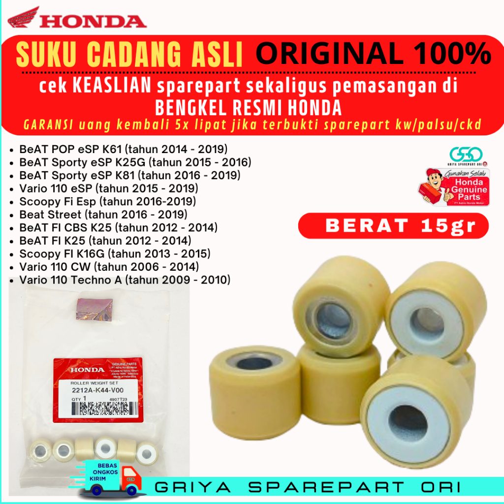 Roller Beat fi Original Roller Honda Beat pop Ori Roller Beat street Original Roller Beat esp new Or