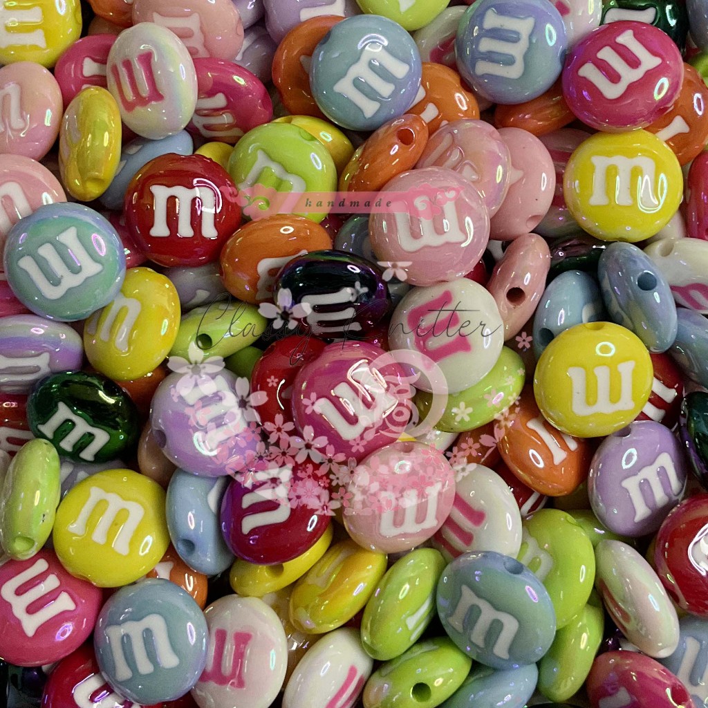 CK-129 Beads Permen MM 14 mm - UV Beads - Manik Import - Luxury Beads