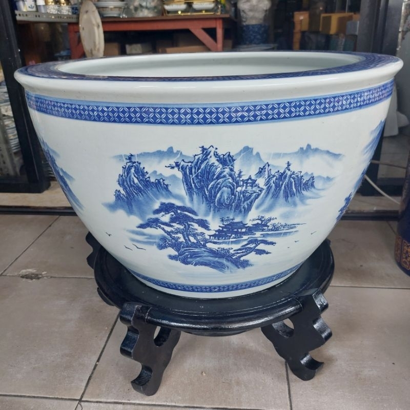 pot keramik/com keramik/wadah keramik besar