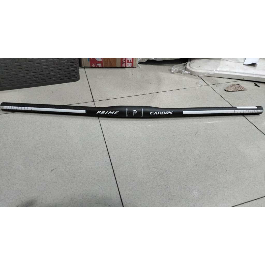HANDLE BAR FLAT PRIME CARBON MTB SEPEDA GUNUNG
