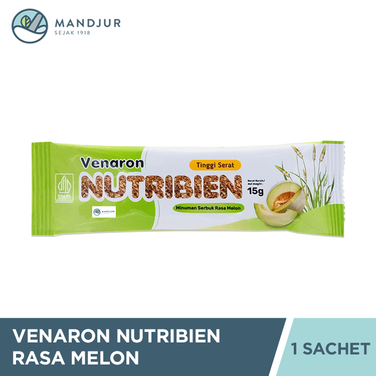 

Venaron Nutribien Rasa Melon 1 Sachet - Minuman Serbuk Tinggi Serat