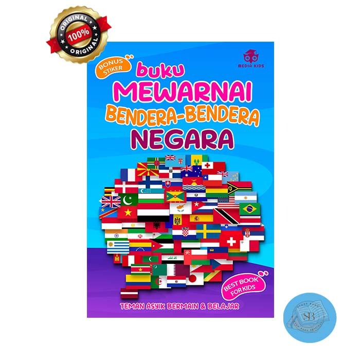 

Buku anak Mewarnai Bendera Bendera Negara