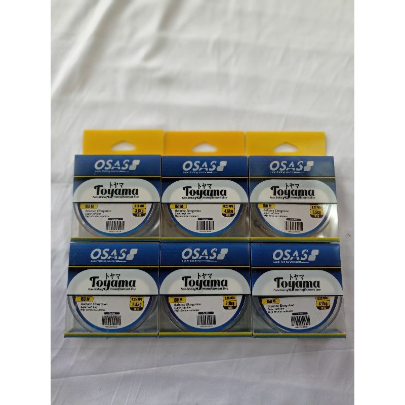 senar pancing OSAS TOYAMA fluro blue 150m