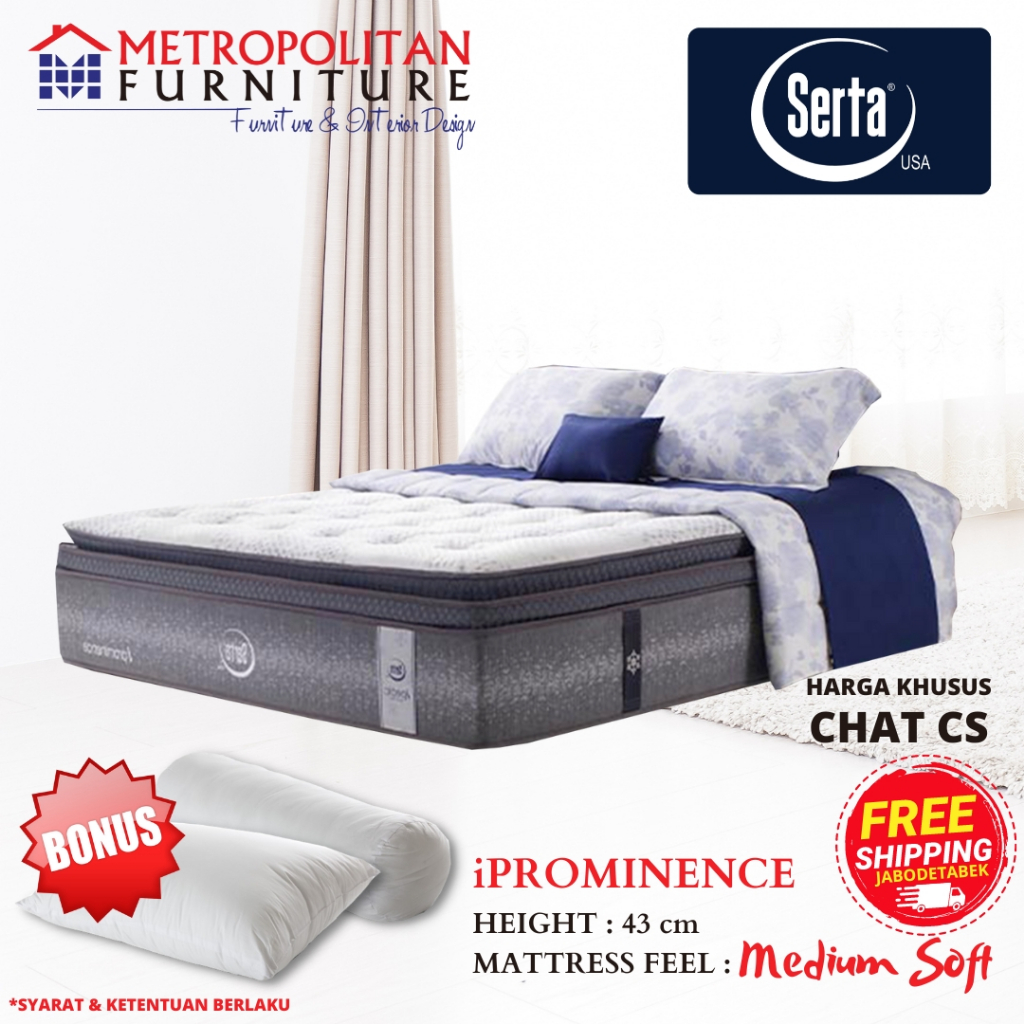 Kasur Springbed SERTA Iprominence Spring bed Matras