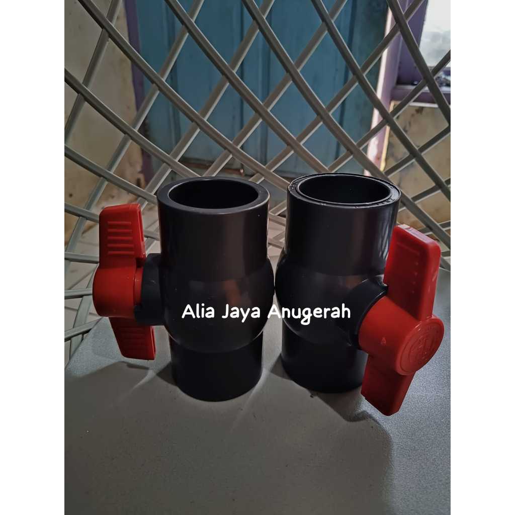 Ball Valve PVC 1 1/2 Inch / Ball Valve PVC 1.5 inch / Ball Valve PVC 1 1/2" / Stop Kran PVC 1 1/2" /