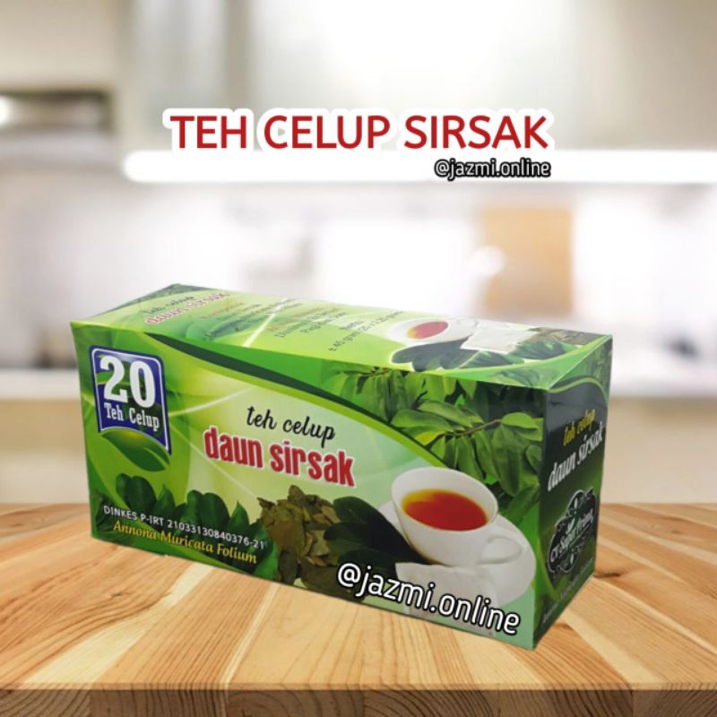 

TEH CELUP DAUN SIRSAK | 20 Kantong Teh | Teh Kesehatan