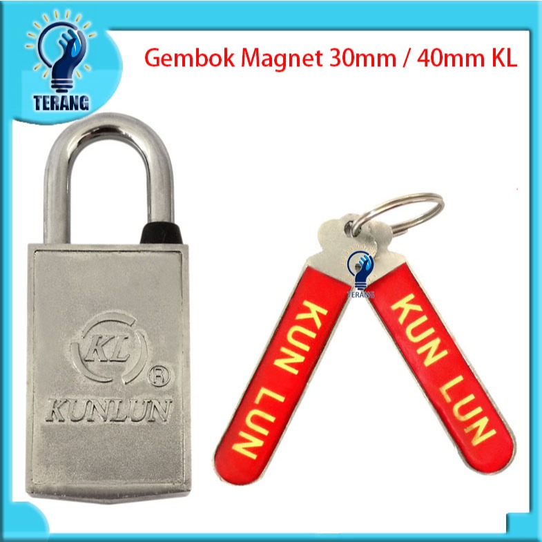 gembok magnet anti maling 30mm / 40mm KL