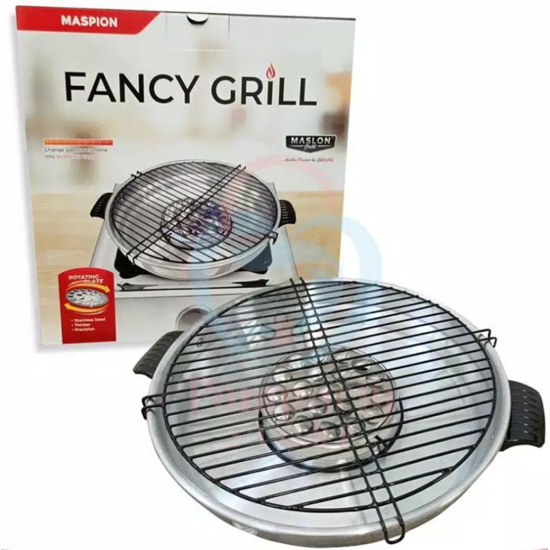 MASPION Fancy Grill  Panggangan Putar  Alat Panggang Sate BBQ Maspion Fancy Grill Alat Pemanggang