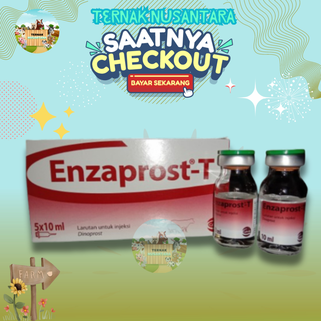 Enzaprost 10ml hormon PgF2a untuk Ternak - Sinkronisasi pengobatan dll