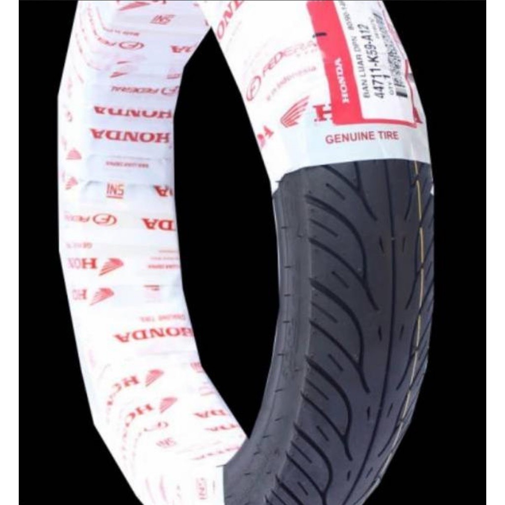 ban motor federal 80/90-14 tubless federal ahm honda 100% original ban depan vario beat free pentil