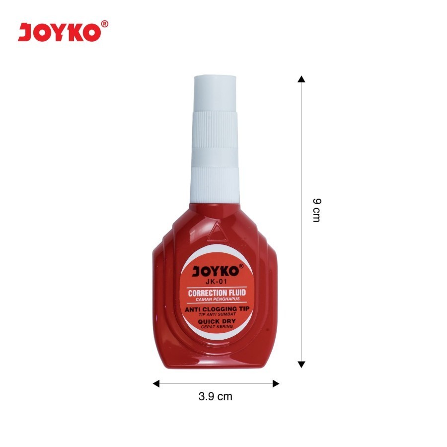 

Correction Pen Fluid / Tipex / Tipe X / Tip-ex Cair Joyko JK-101 -1 PACK