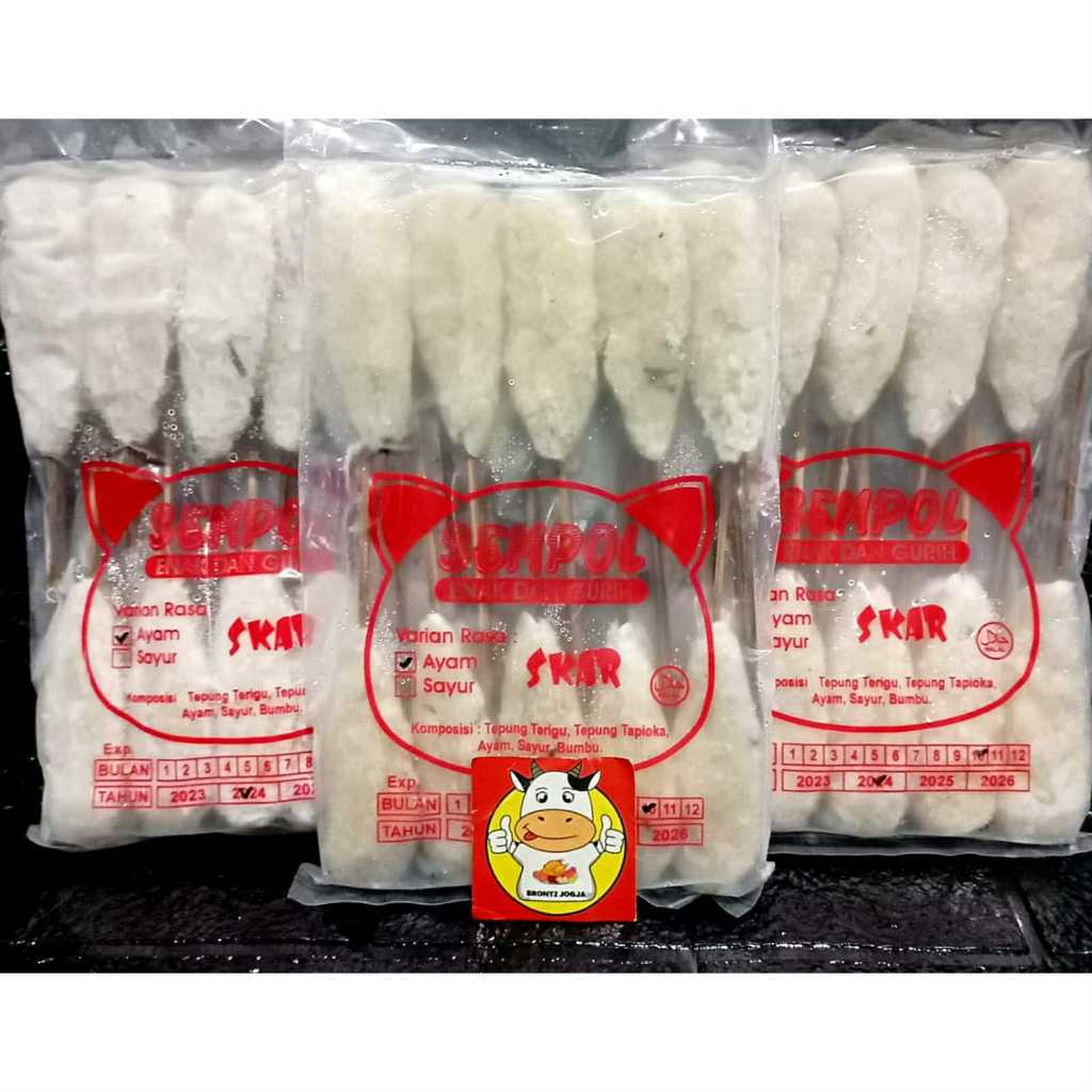 

SEMPOL AYAM/SEMPOL SAYUR SKAR ISI 20PCS-FROZEN FOOD-BRONTZ JOGJA
