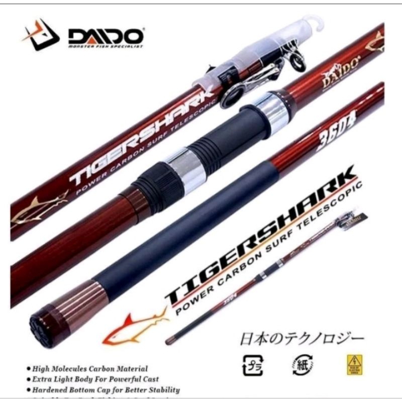 Joran Antena kaku Daido Tiger Surf 360 390