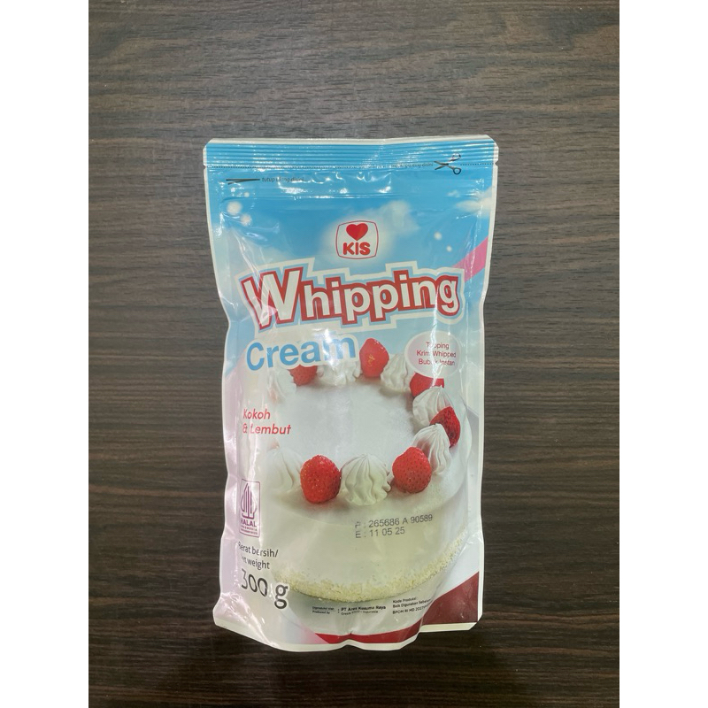 

kis whip cream kemasan 300gr