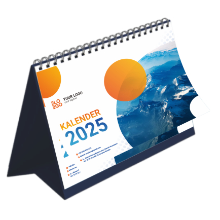 

Kalender Meja 2025 isi 6 Lembar cetak 1 Muka penyangga Linen Bahan Art Carton 230