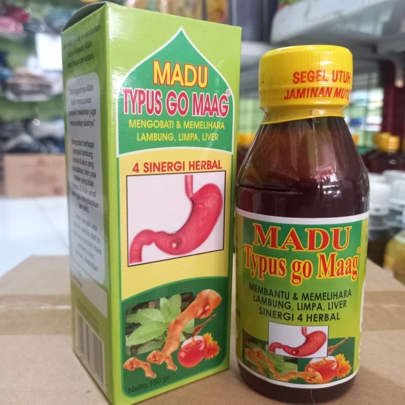 

Madu Typus Go Maag 4 sinergi Atasi Masalah Lambung 150gr