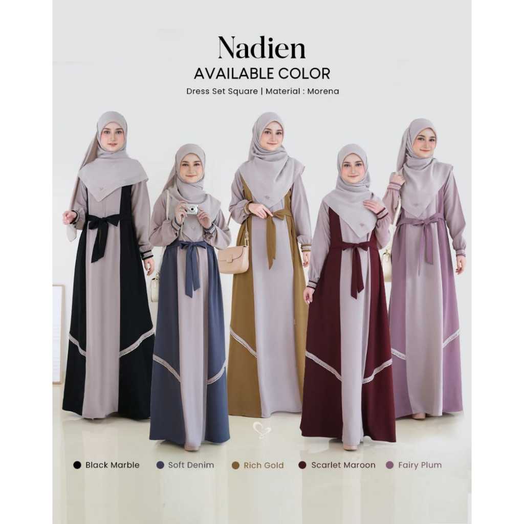 Nadien Dress (Black Marble)
