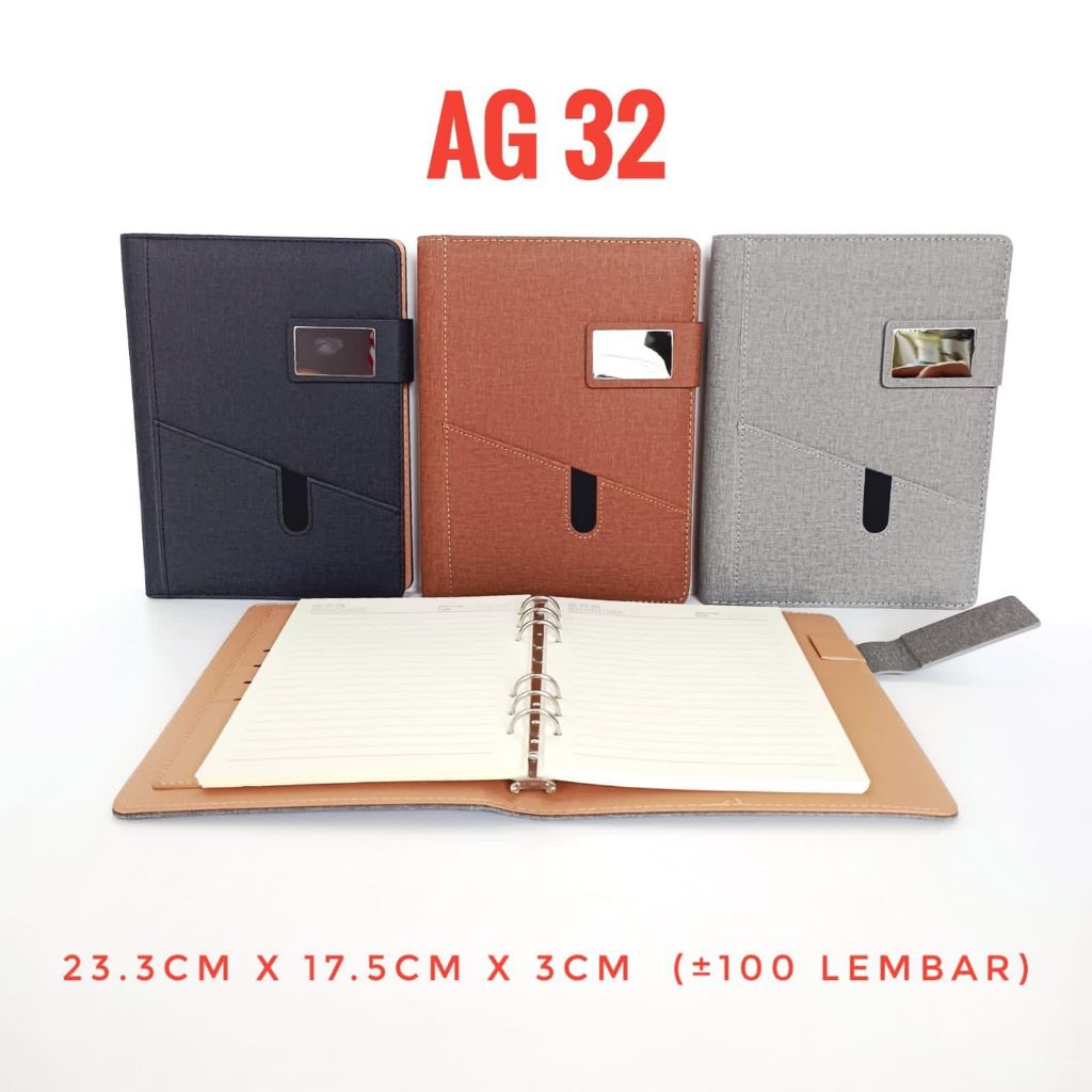 

agenda kulit a5 / agenda souvenir/ agenda promosi/ agenda polos/ agenda custom / agenda cetak/ agenda kantor AG32