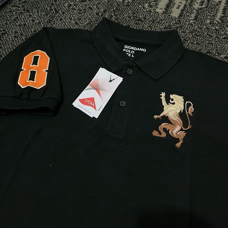 Kaos polo GIORDANO Pria kerah / Kaos Kerah Pria Dewasa / Size M-L-XL-XXL