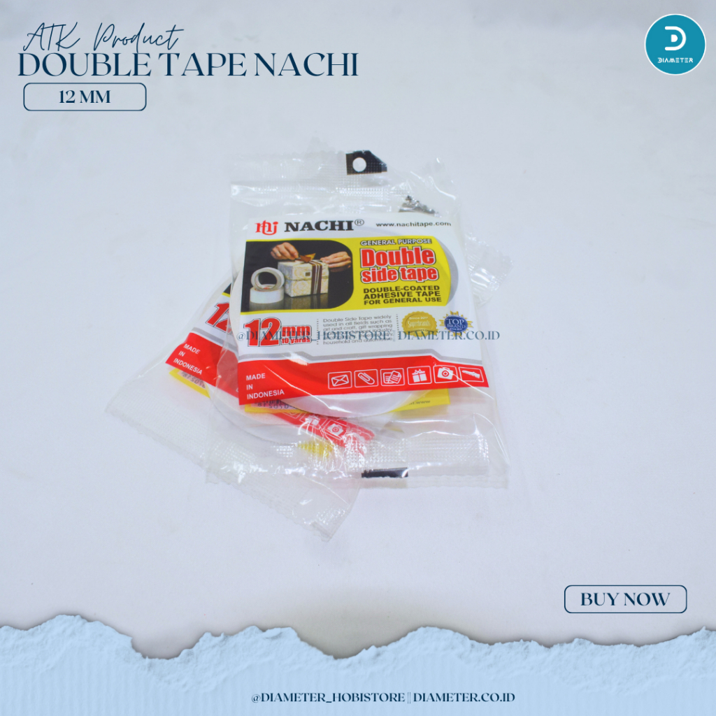 

(OBRAL GROSIR TERMURAH) DOUBLE TAPE 12MM NACHI