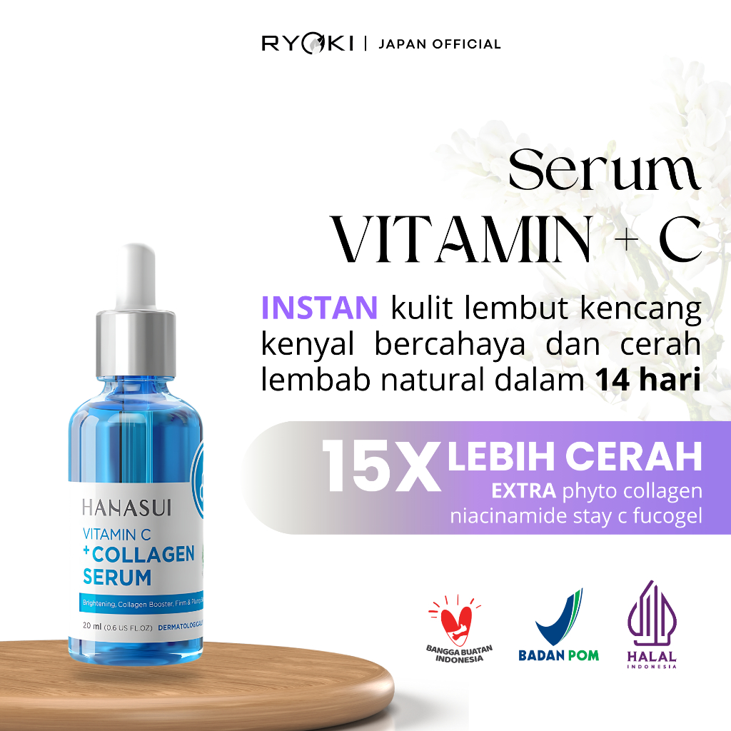 Hanasui Vitamin C + Collagen Serum New Look & Improved Formula