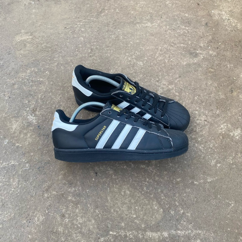 Adidas Superstar Black White Second