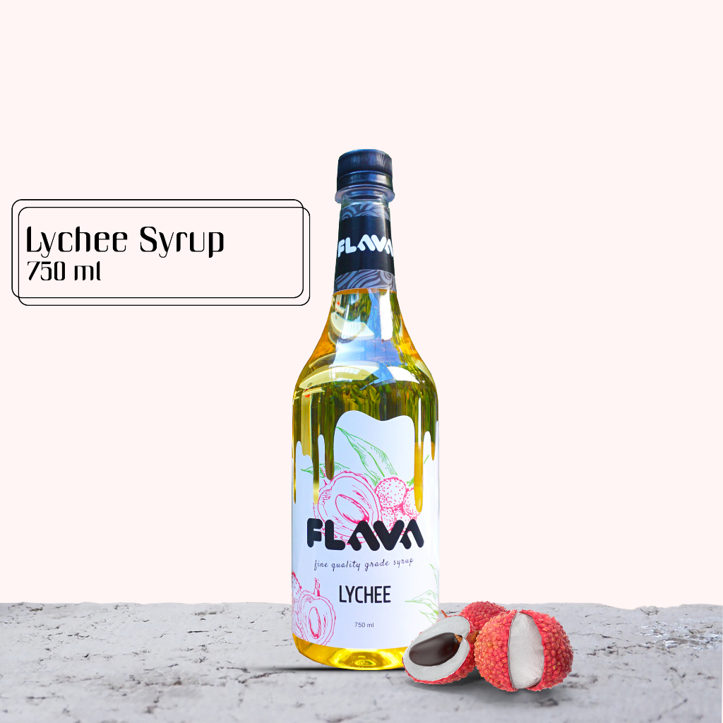 

Flava Syrup rasa buah Lychee 750ml