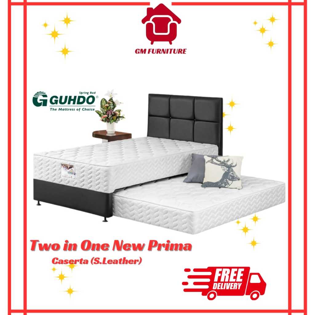 Guhdo Spring Bed New Prima 2 in 1  -  Caserta Full Set