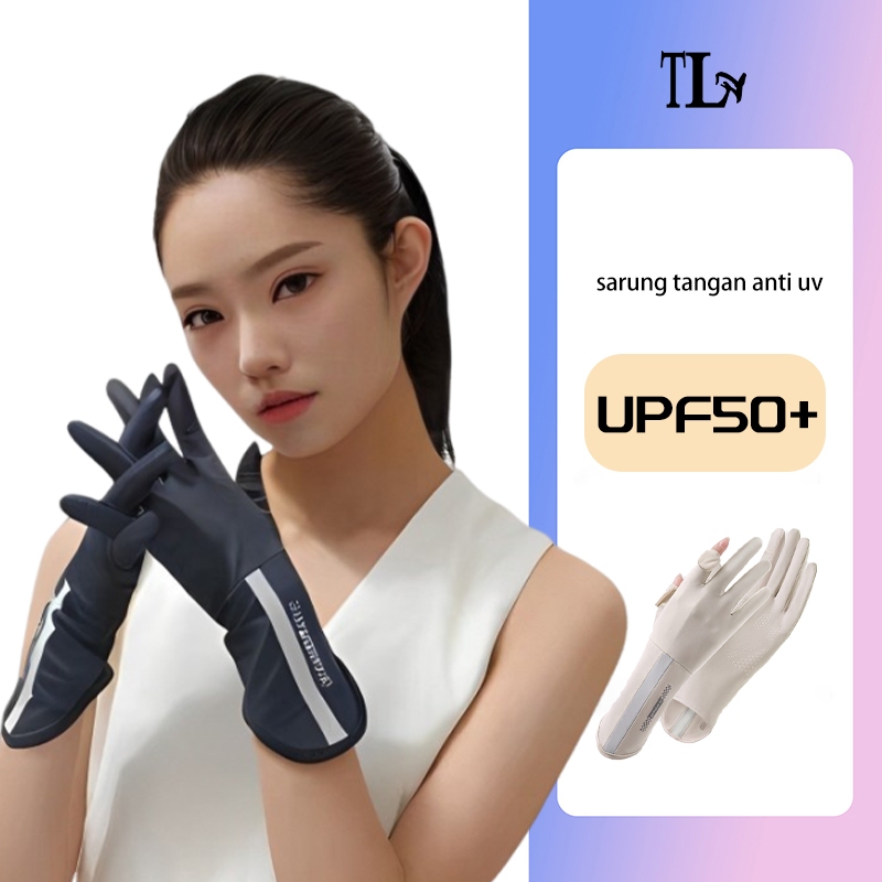 TL SARUNG TANGAN WANITA ANTI UV SARUNG TANGAN MOTOR LUCU PANJANG SARUNG TANGAN BERPORI RINGAN DAN