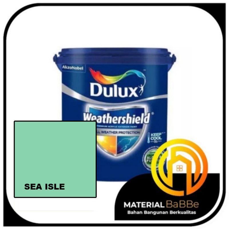Dulux Weathershield DS Sea Isle 2,5 Liter | Cat Dinding Luar