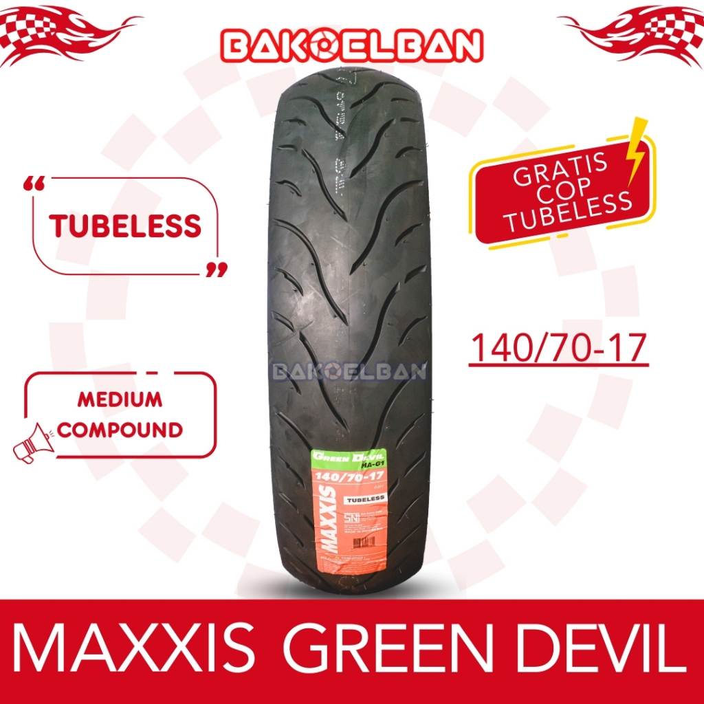 BAN MOTOR MAXXIS GREEN DEVIL 140/70-17