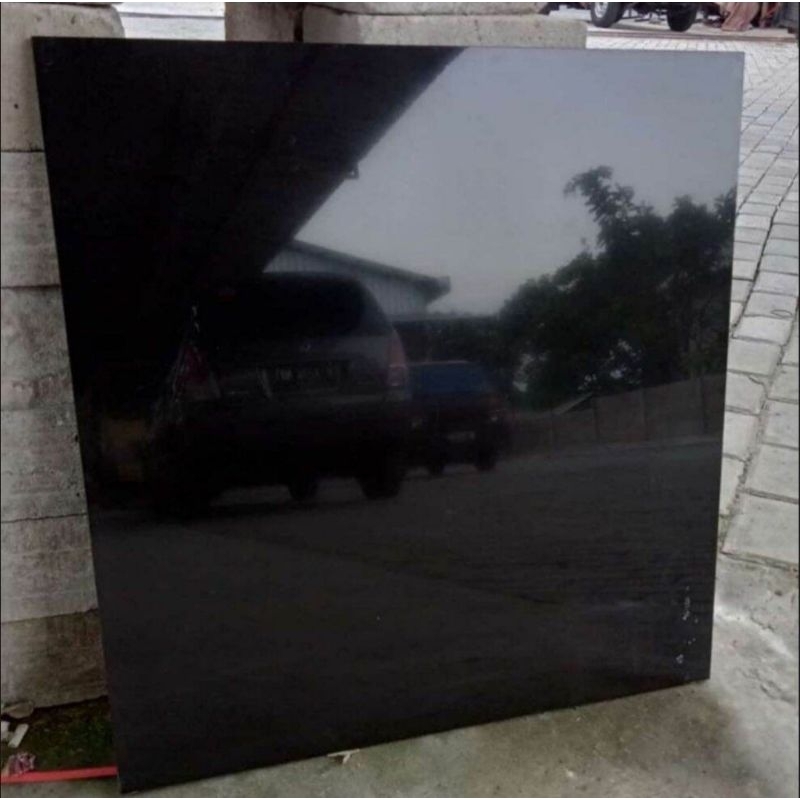 granit lantai hitam glosy uk 60x60 KIA