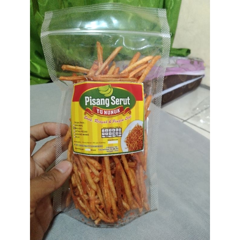 

Pisang serut Yu Nunuk rasa Balado