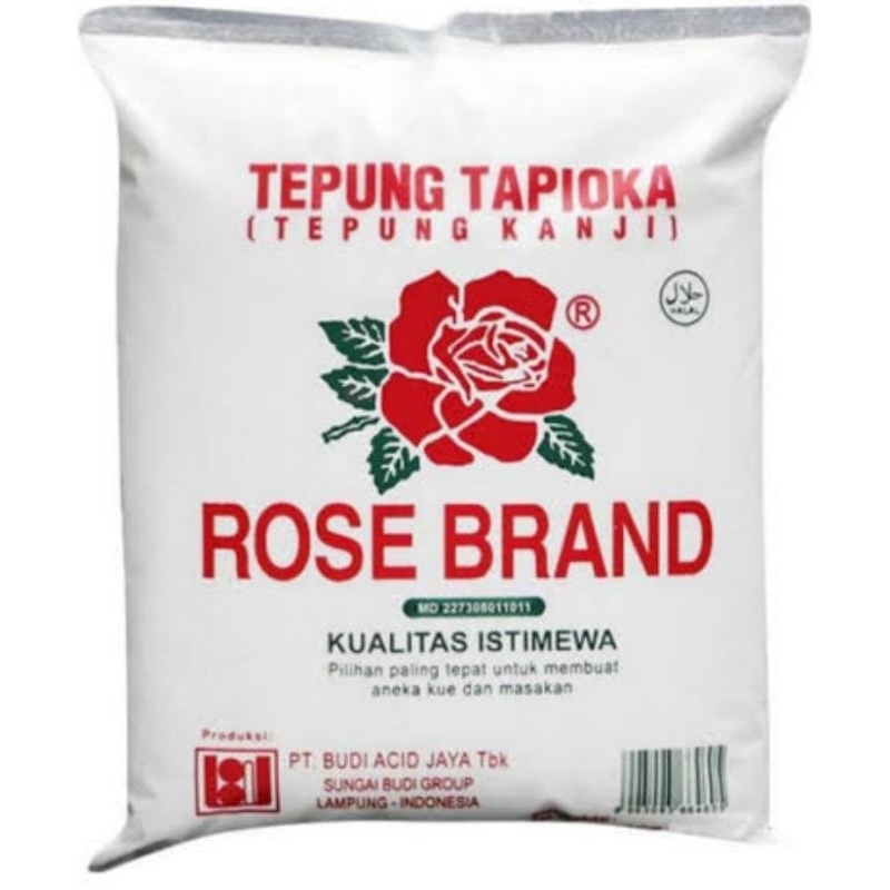 

Tepung Tapioka / Kanji merk Rose Brand 500 gram dan 1 kg