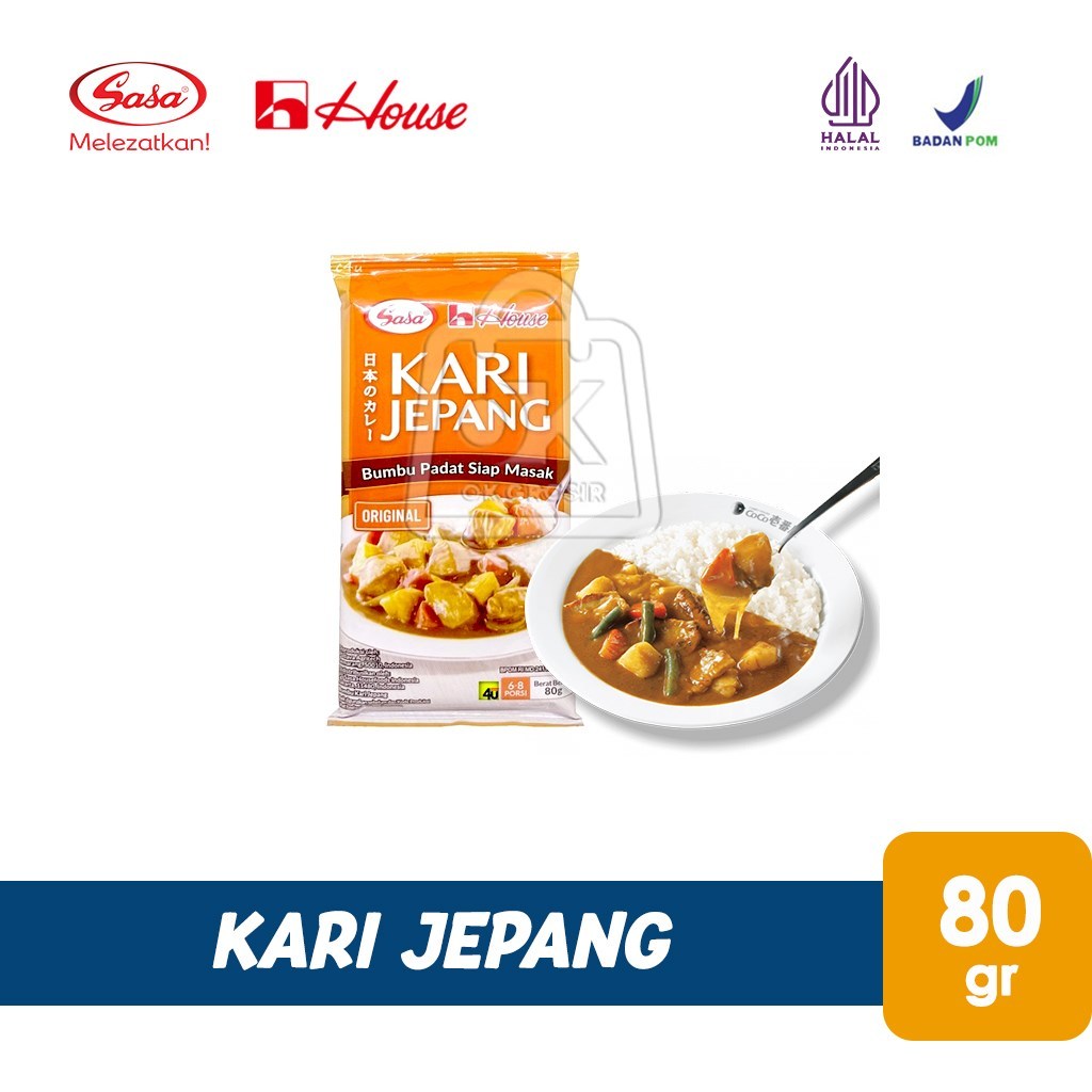 

Saus Kari Jepang Sasa House Kari ala Jepang Saus Padat / Kare / Japanese Curry Roux (1pcs)