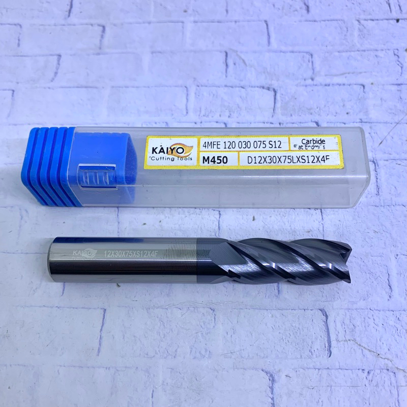 Endmill 12 mm HRC45 Carbide Baru..Endmill 12mm