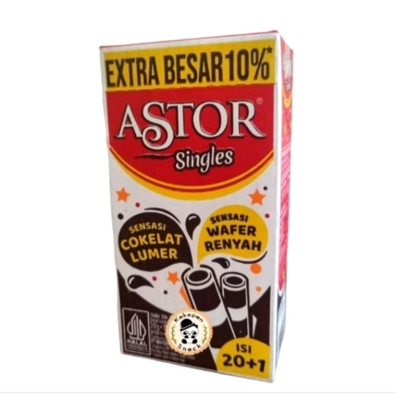 

ASTOR SINGLES WAFER STICK BOX ISI 20PCS@15.5GR