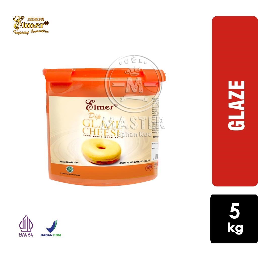 

Elmer Glaze Cheese Donut Olesan Donat Topping Keju [Kaleng Pail 5kg]