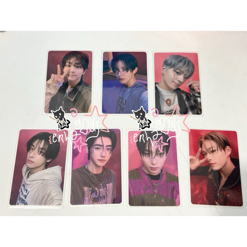 Ready Stock PC Photocard POB YZY ENHYPEN Orange Blood R3 Heeseung Jay Jake Sunghoon Jungwon Sunoo Ni