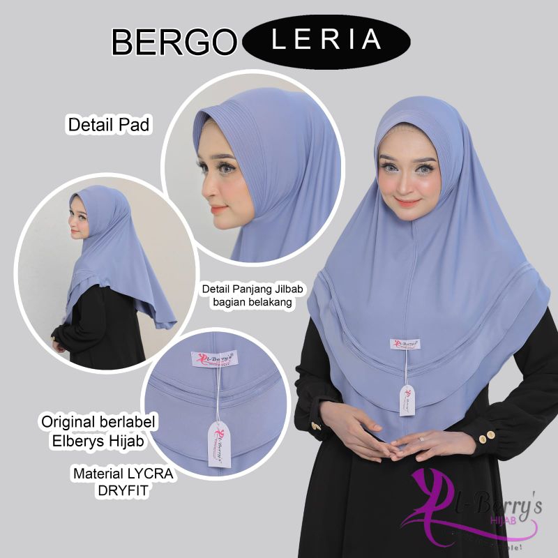 Jilbab Instan Bergo Leria ori El Berrys