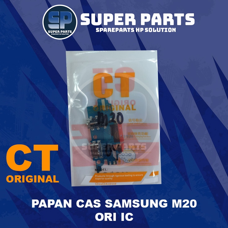 PAPAN CONEKTOR  CAS SAMSUNG M20 ORI IC