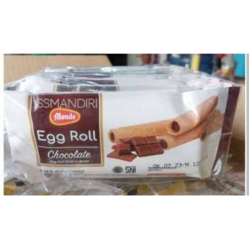 

Monde Egg Roll Krim Cokelat Pack isi 10 x 35 gram