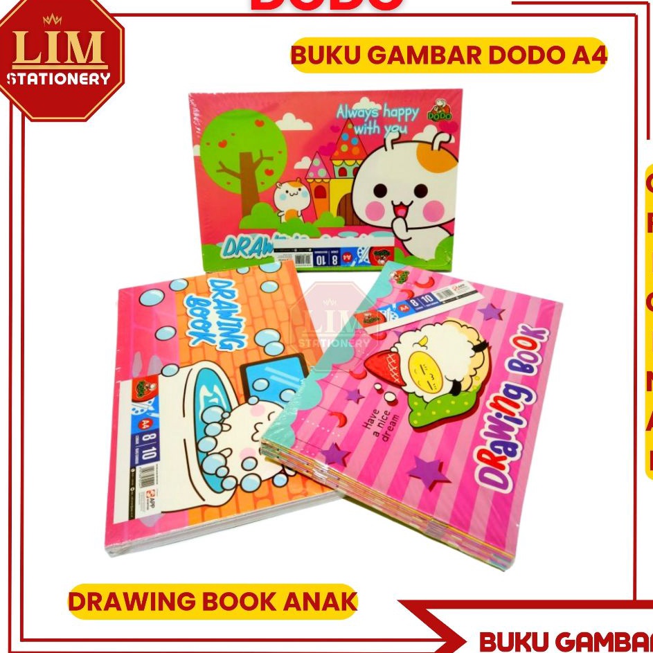 

ORIGINAL BUKU GAMBAR A4 5 PCS SIDU