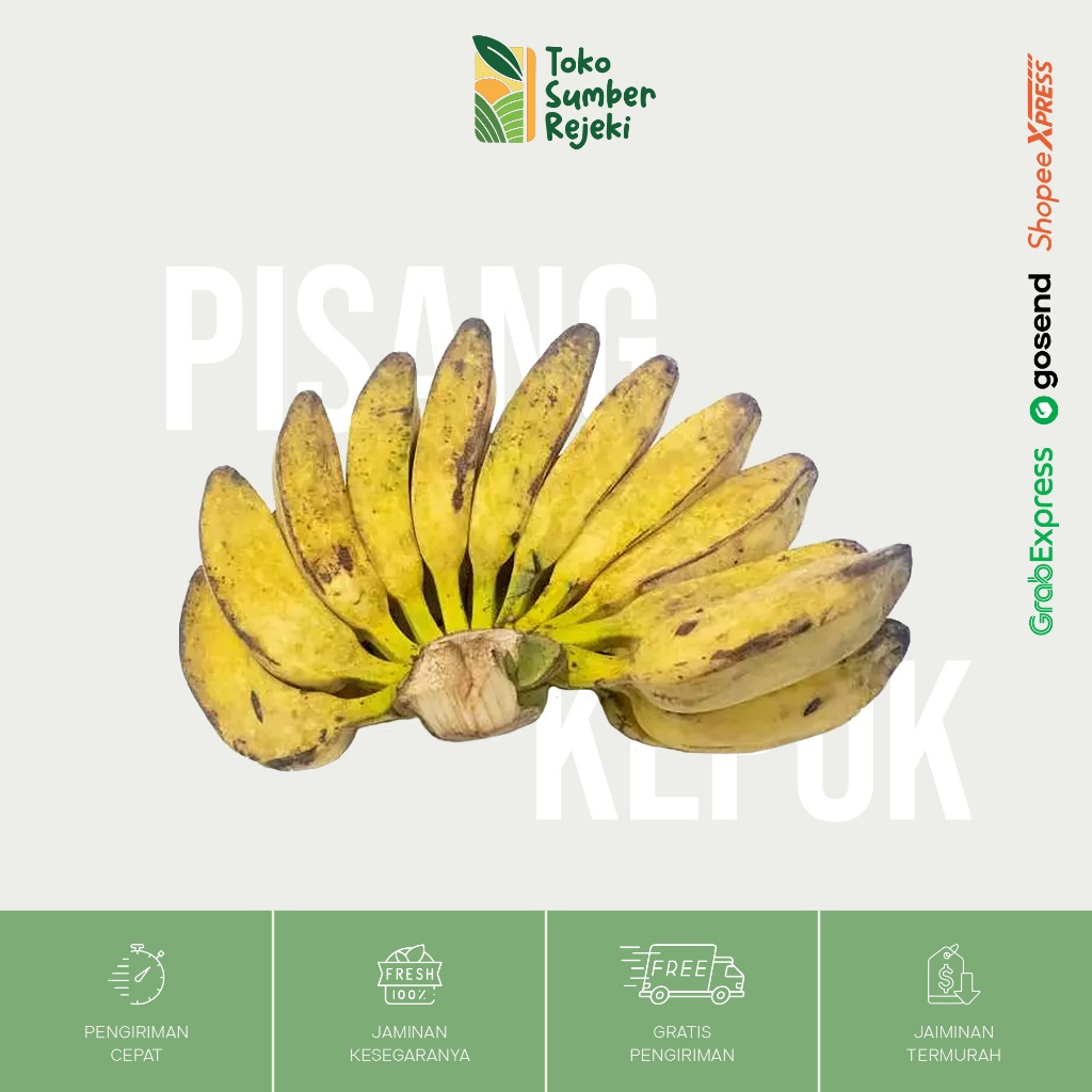 

Pisang Kepok / Pisang Goreng Segar - Toko Sumber Rejeki Yogyakarta