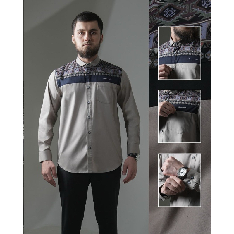 Samase Kemko Batik R-102P Grey