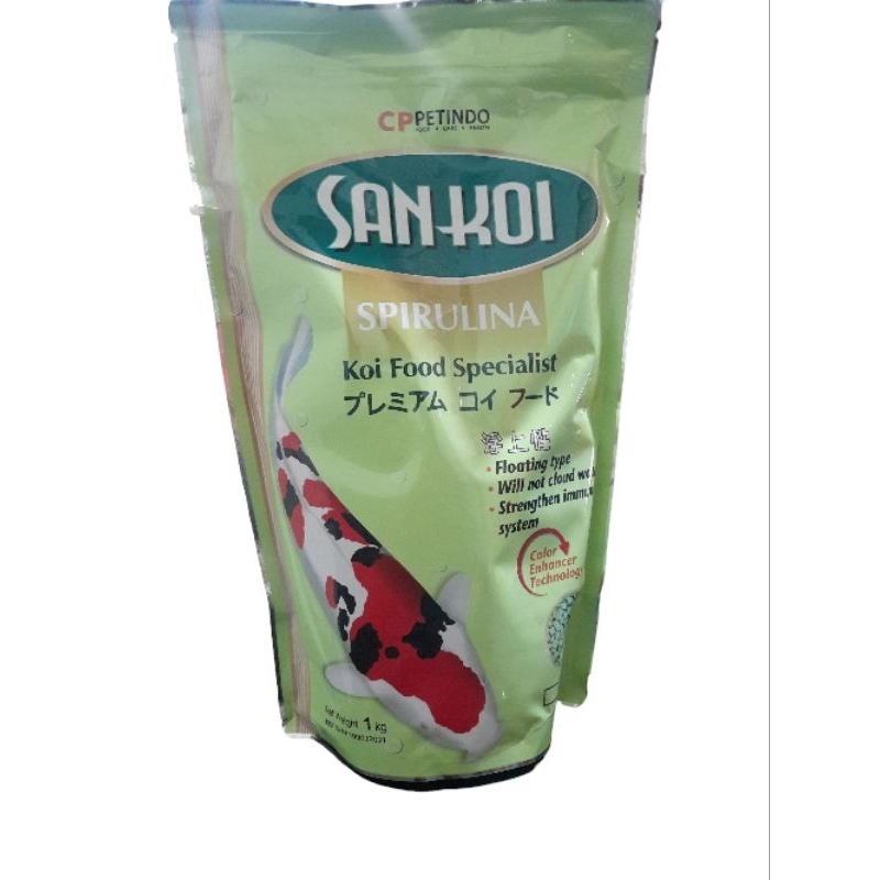 San Koi Spirulina Pakan ikan koi