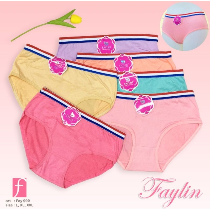 FAYLIN | Celana dalam wanita dewasa/dalaman wanita karet salur