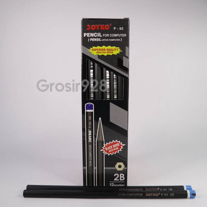 

GROSIR Per 12 Pensil Pencil 2B Hitam P92 P92