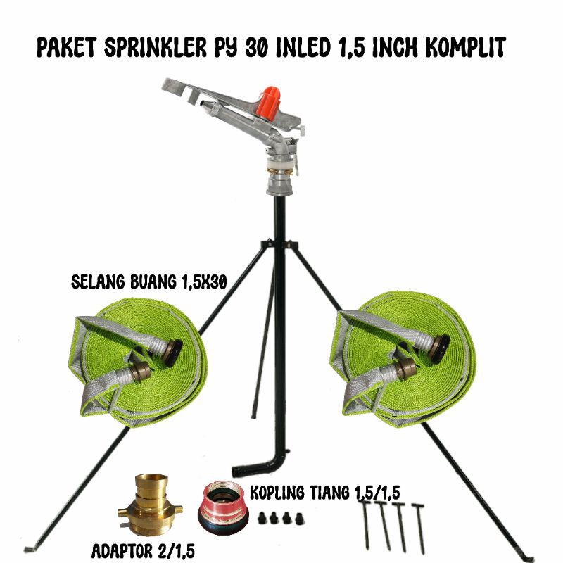 Paket Sprinkler 1,5 Inch Komplit|Pertanian dan Penyiraman